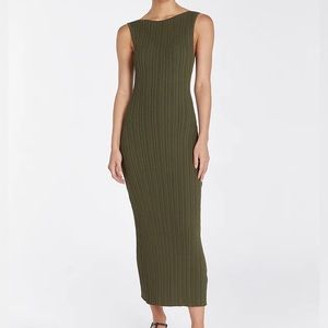 DISSH Sienna Olive Knit Midi